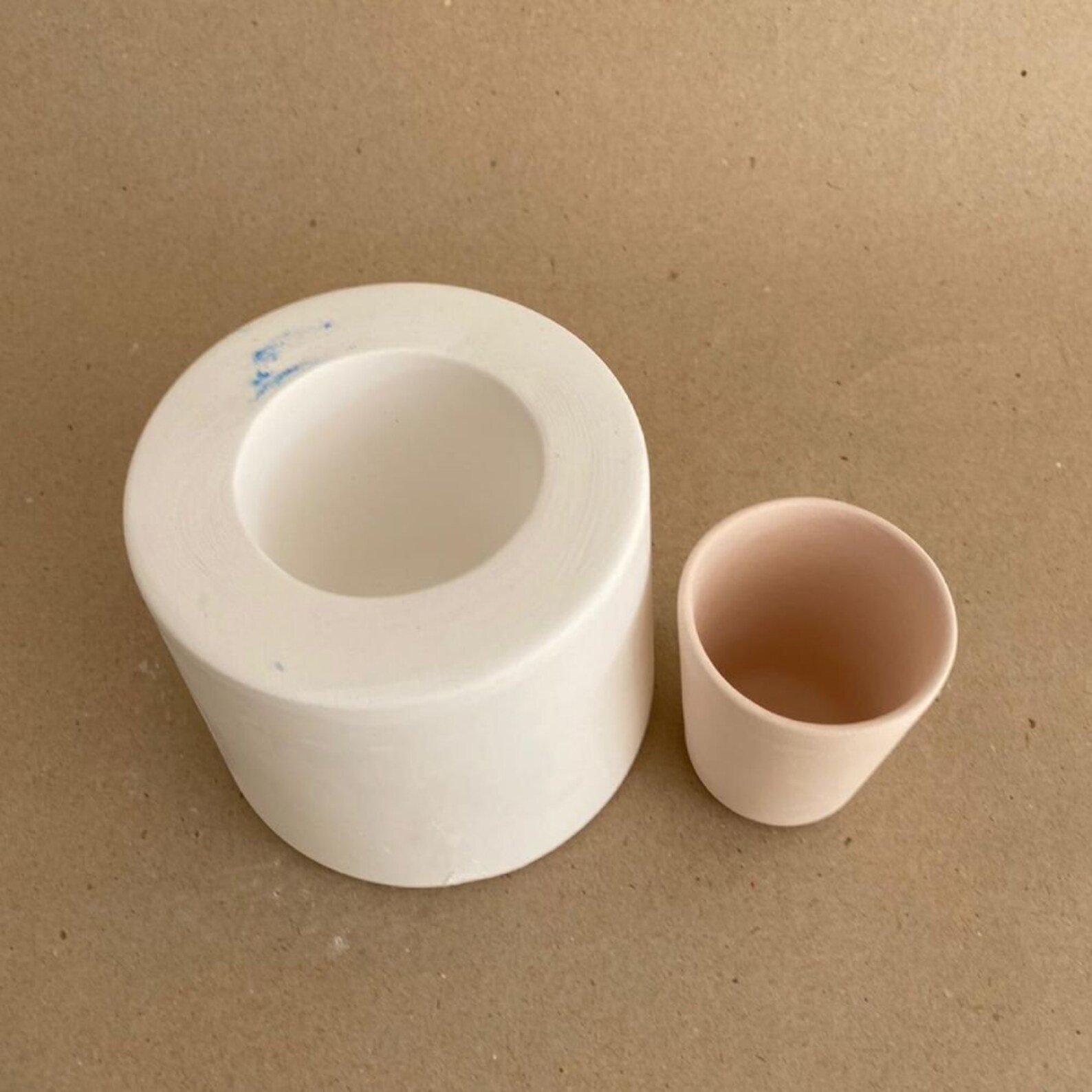 Plaster Cup Mold for Slip Casting Plaster Ceramic Molds Etsy