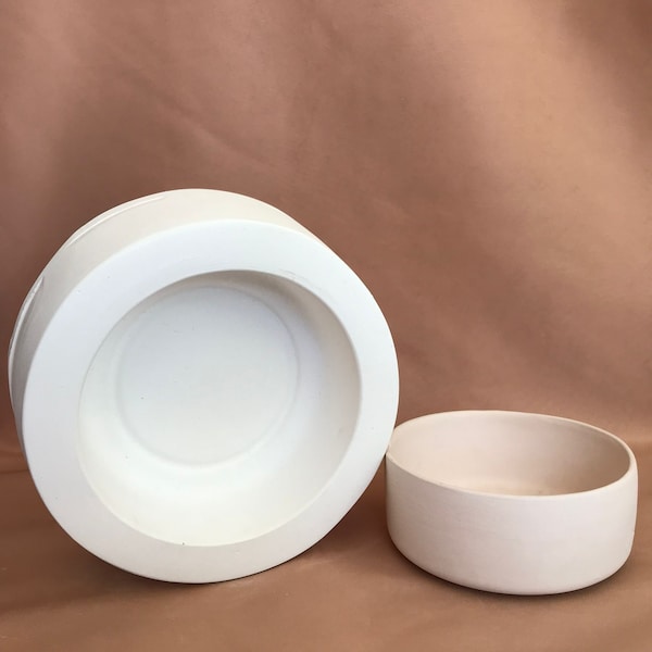 Plaster Mold for Cylindrical Shaped Bowl for Slip Casting, Casting Mold, EK049