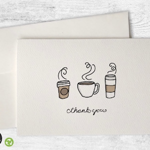 Coffee - Thank You Cards