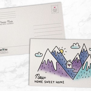 Moving to the Mountains Change of Address Announcement Cards - 48 Postcards