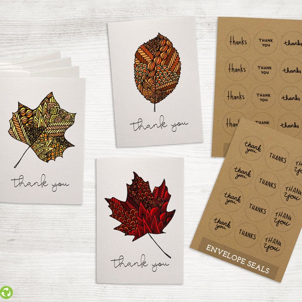 Zentangle Thank You Cards Etsy