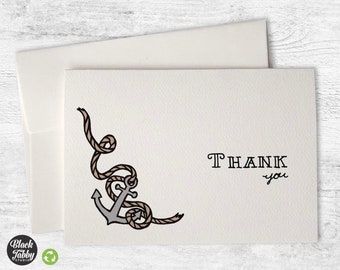 Anchors Aweigh - Thank You Cards