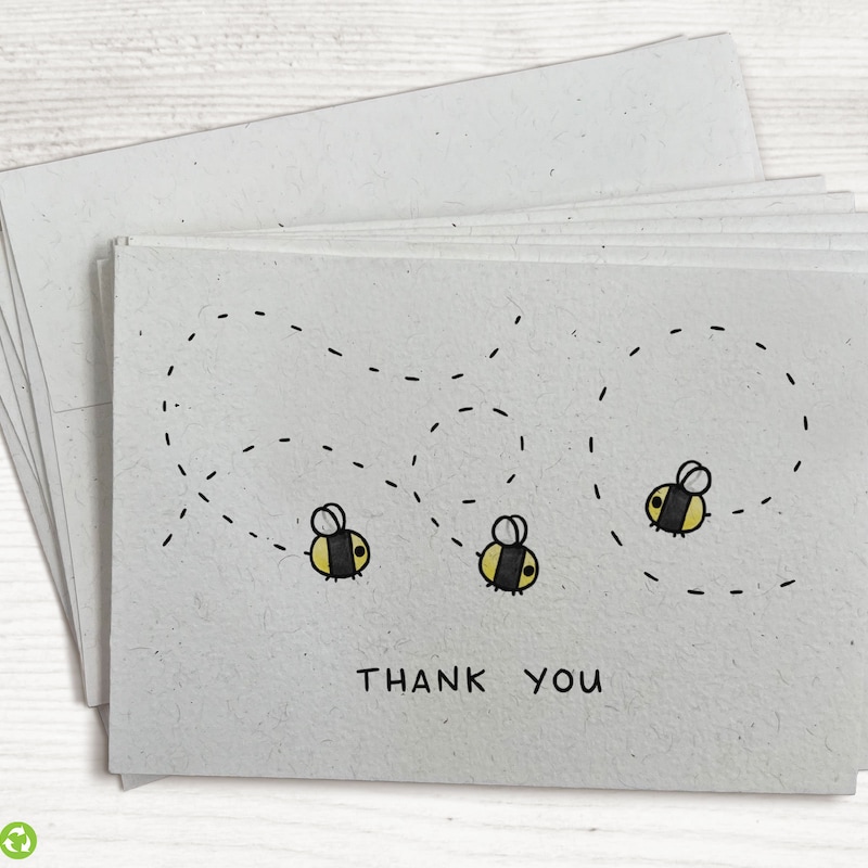 Honey Bee Card Etsy