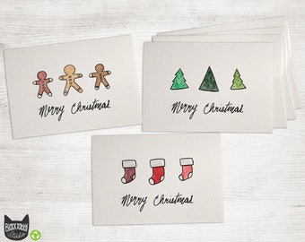 Minimalistic Christmas - Christmas Card Set