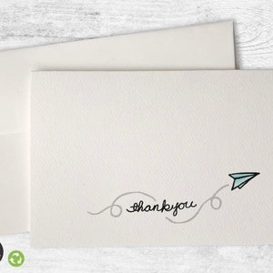 Paper Plane - Thank You Cards