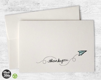 Paper Plane - Thank You Cards