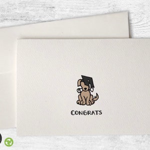 Graduate Dog - Graduation Congrats Cards