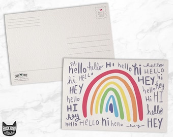 Over the Rainbow Hello - 48 Postcards