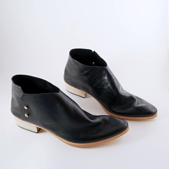 The Karina. Black. 3cm. Handmade Womens Leather Shoes. | Etsy