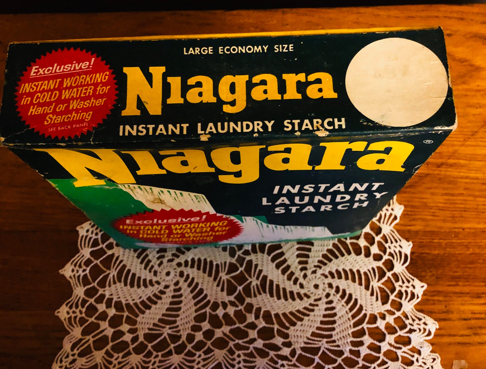 Vintage Niagara Instant Laundry Starch Large Economy Size Etsy