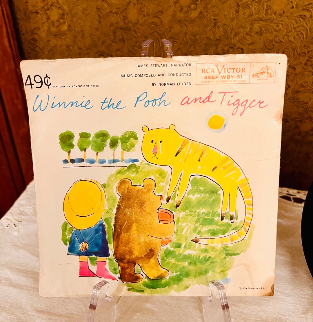 Vintage Winnie the Pooh and Tigger RCA Victor 45 Children’s Record - Etsy