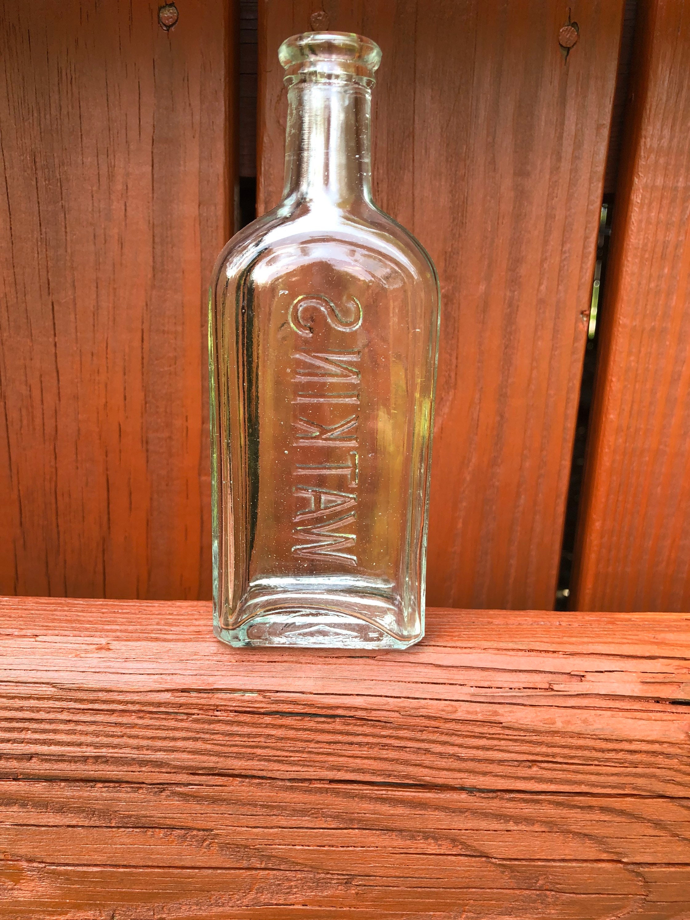 Vintage Watkins Embossed Bottle Etsy