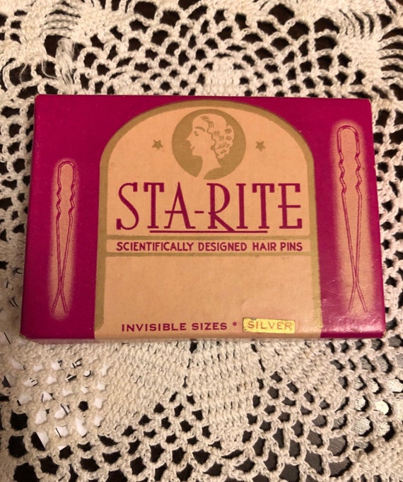 1950 S Sta Rite Hair Pin Box Etsy