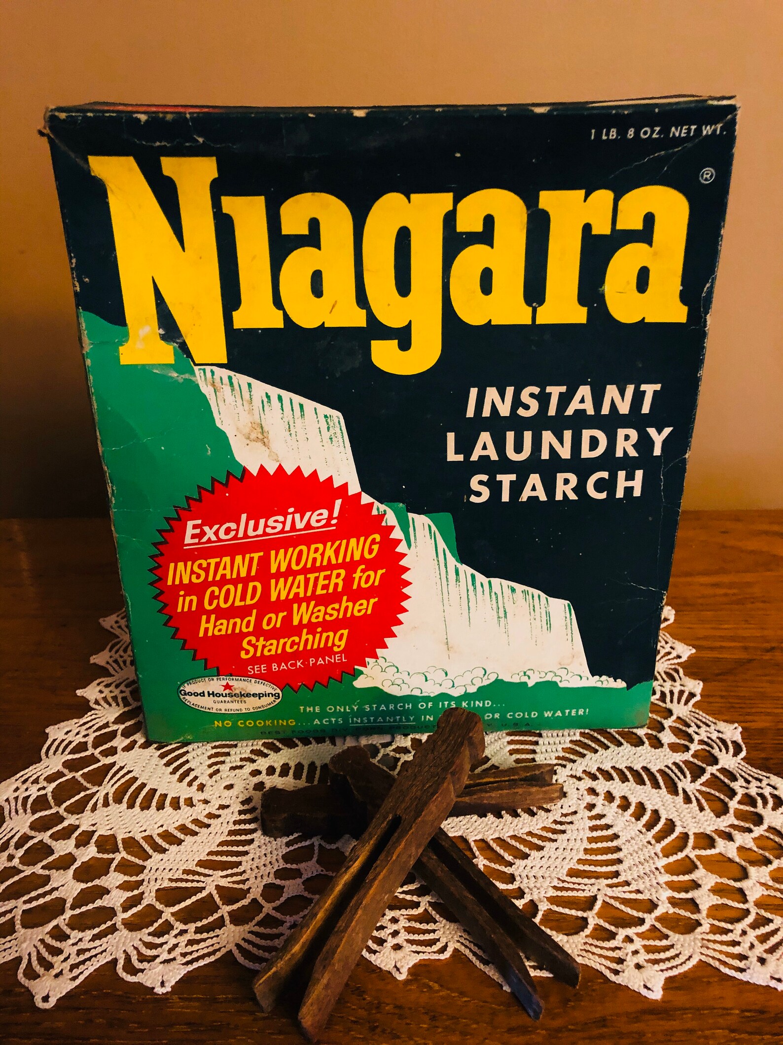 Vintage Niagara Instant Laundry Starch Large Economy Size Etsy