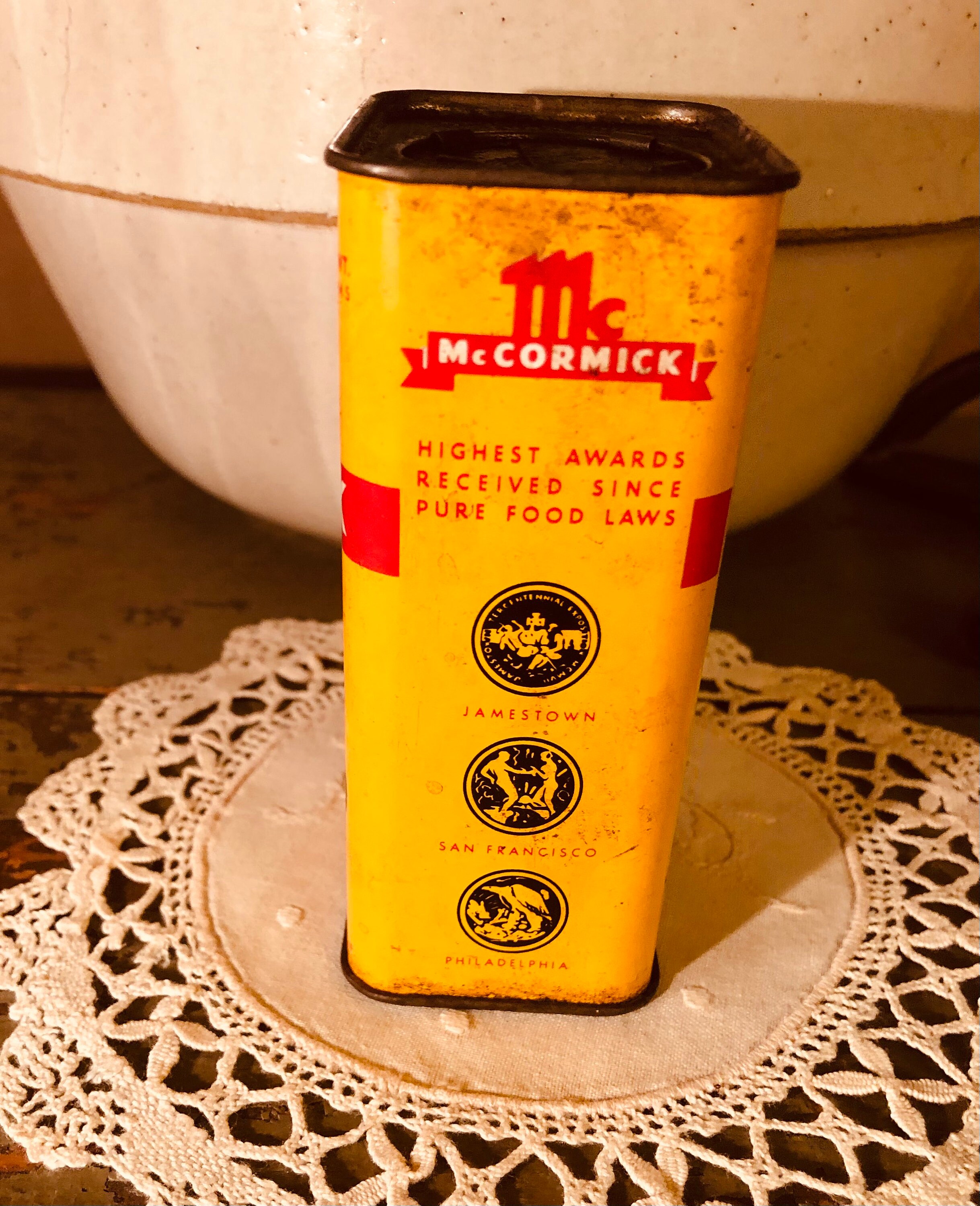Vintage McCormick 4 Oz. Spice Tin Etsy