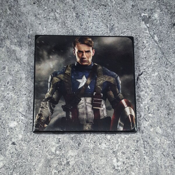 Chris Evans Captain America Coaster