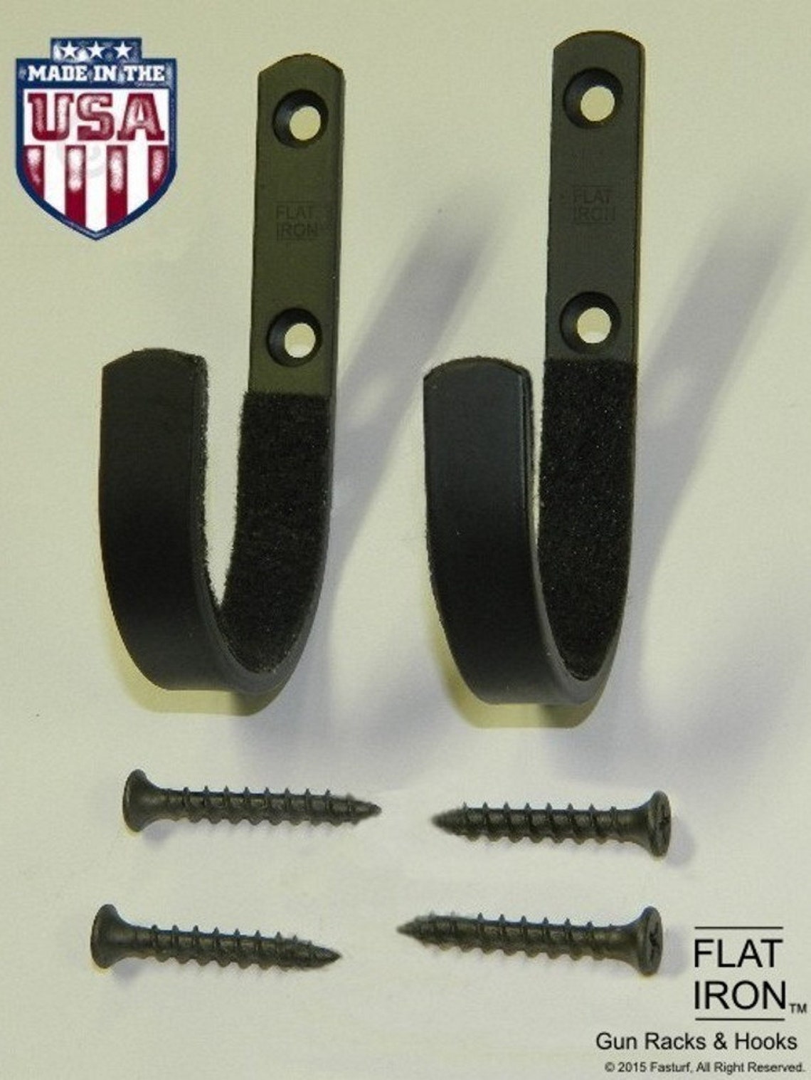 GUN RACK Hooks One Set FLATIRON™ Wall Mount Gun Rack Hooks Etsy