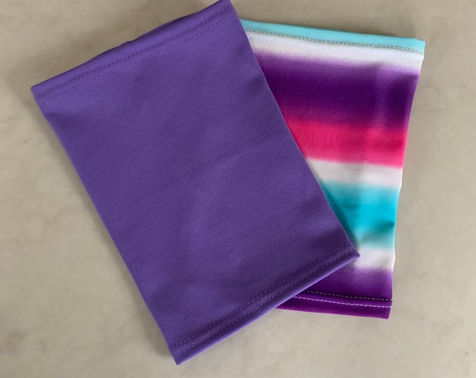 perfect purple 2 pack-Includes purple and tie dye picc line covers-perfect pack to go with any outfit!