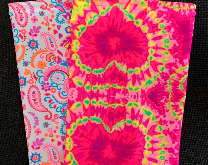 2 pack multi tie dye and groovy paisley perfect pack to go with any outfit!