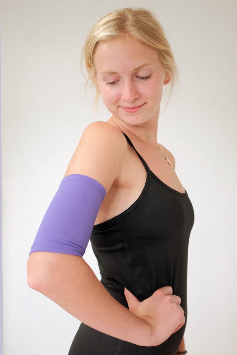 Perfectly Purple Treatment Pack-Includes Purple Pattern Treatment Sling Bag and Purple Picc Line Cover