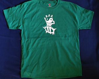 Yin Yang T-shirt Jade Green Bone Sign Series