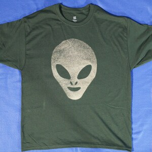 Alien Face Splatter T-shirt