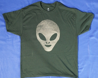 Alien Face Splatter T-shirt