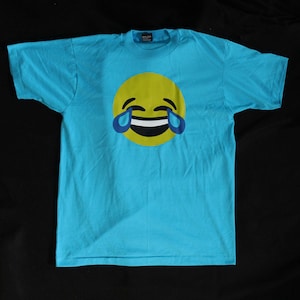 Emoji Tee Shirt Laughing/Tears of Joy Face