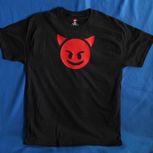 Emoji Tee Shirt Red Devil