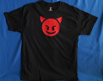 Emoji Tee Shirt Red Devil
