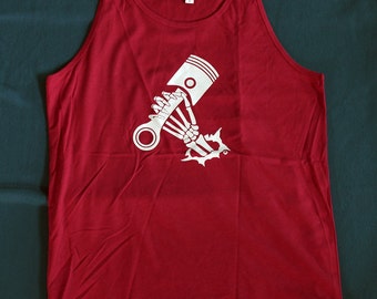 Piston Tank Top Red Bone Sign Series