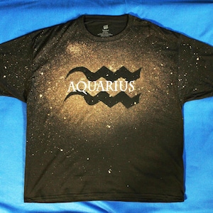 Zodiac Sign Aquarius Tee Shirt