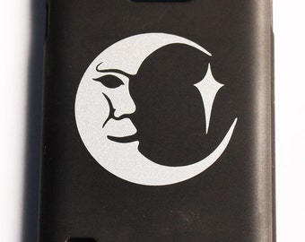 Moon Face Decal