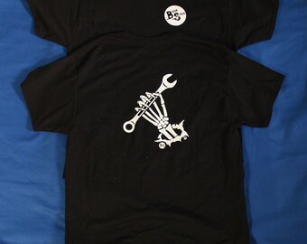 ミュージシャン The BONEZ Vintage #06 Skull Angel Tee XL The BONEZ Vintage Skull T-Shirt XL | eBay