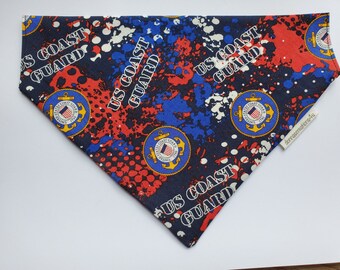 United States Coast Guard Pet No-Tie Dog Bandana