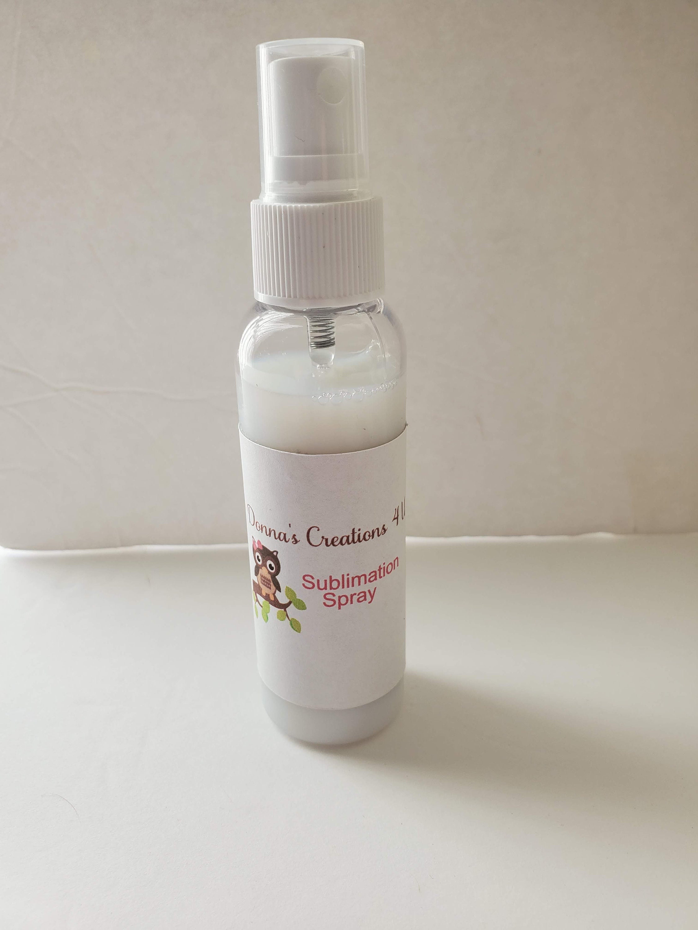 Sublimation Spray for cotton or polyester items Printing Spray Etsy