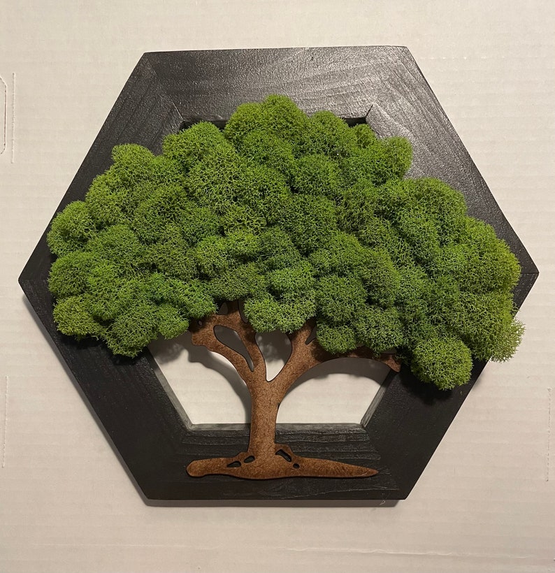 Tree of Life Wall Art Moss Wall Art Family Tree House Etsy