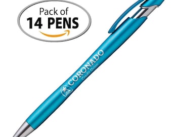 14 Custom Imprinted pens Personalized. touchscreen Stylus pens. Name printed pens. Ballpoint pens. FREE Personalization! FREE Shipping!