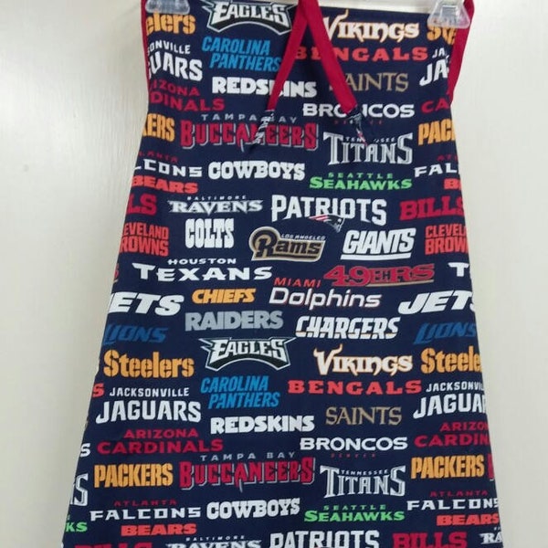 Football Teams Adult Sports apron - Football apron - Football fan gift - Superbowl party host gift