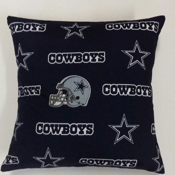 Dallas Cowboys 14X14 pillow cover - Sports decor - 14X14 Cowboys pillow cover