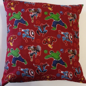 Superheroes 16X16 pillow cover - Kids room decor