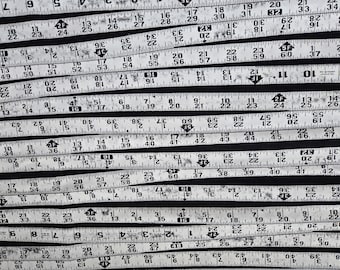Tape Measure fabric - Quilting