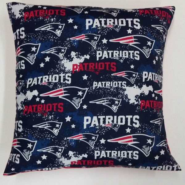 New England Patriots 16X16 pillow cover - Patriots room decor - Man cave decor