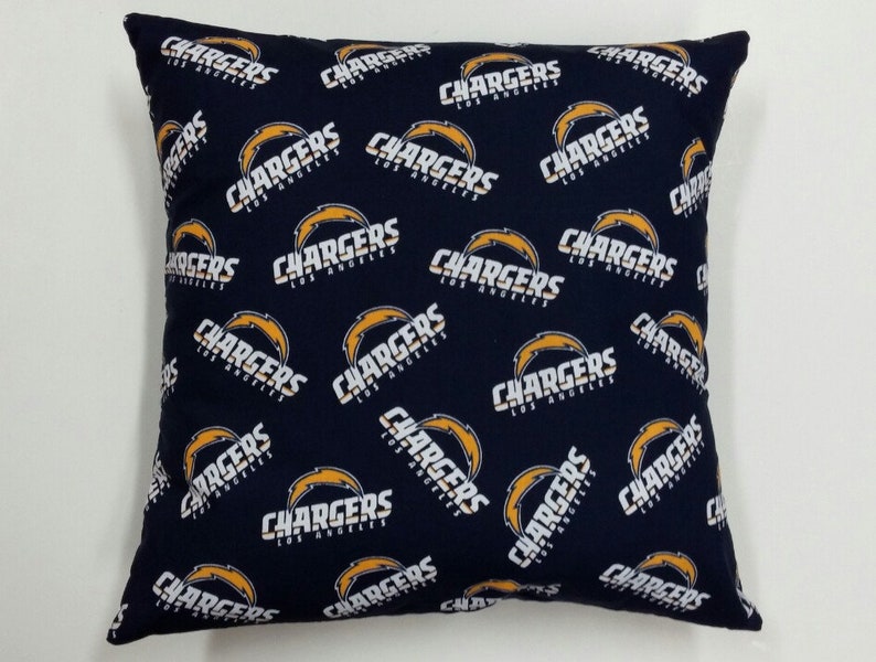 Los Angeles Chargers 16X16 Pillow Cover Football Pillow - Etsy