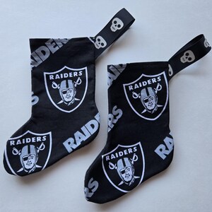 Raiders and Skulls XMAS small 2 piece stocking set