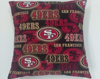 San Francisco 49ers 14X14 pillow cover - Niners - 49ers room decor
