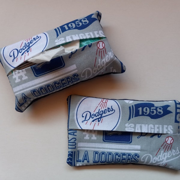 L A Dodgers pocket tissue cover