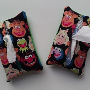 Muppets pocket tissue cover - Kermit - Miss Piggy - Fozzy - Animal - Gonzo