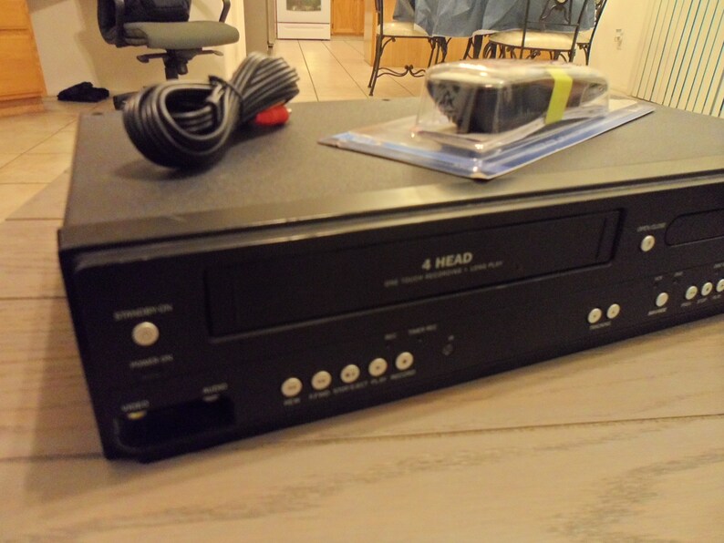 MAGNAVOX DVD VCR tape cassette player recorder Tested Works. Etsy