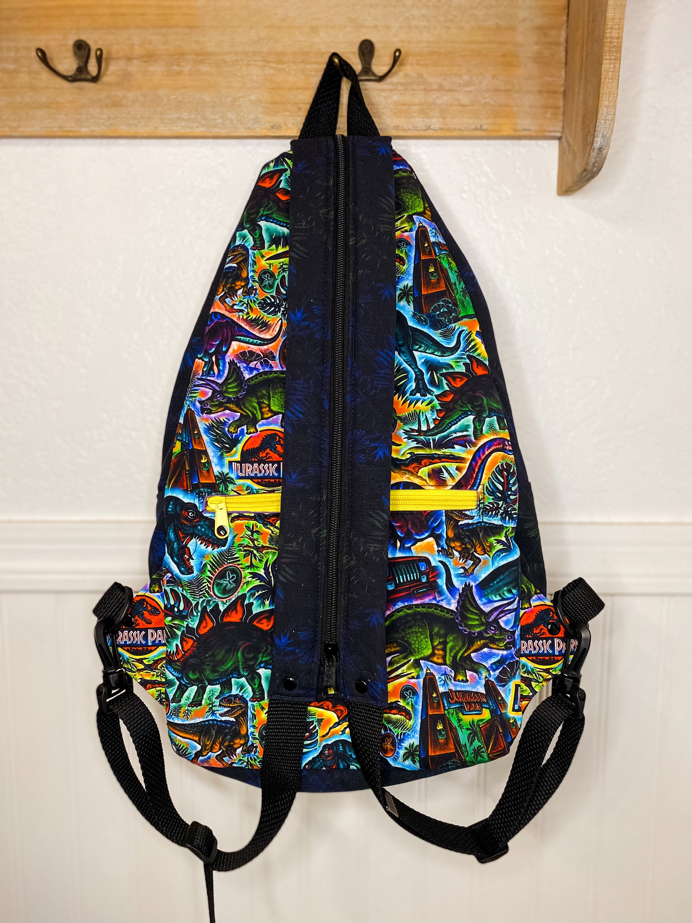 Jurassic Park Dinosaur Sling Bag Backpack and Pillow - Etsy